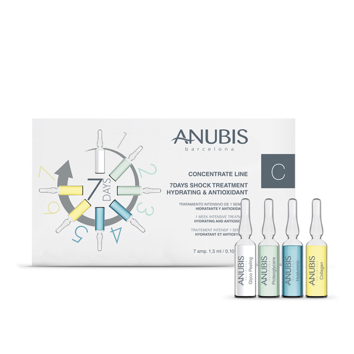 7 Days Shock Treatment - Hydrating & Antioxidant/ 7 днів ШОК-терапії  Зволоження & Антиоксидант